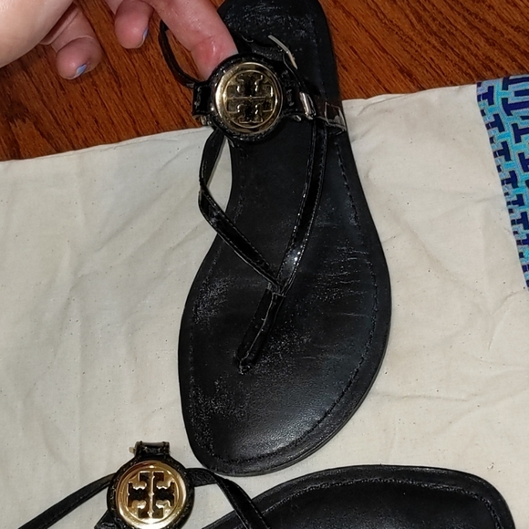 Authentic Tory Burch Sandals size 9 - Picture 2 of 6